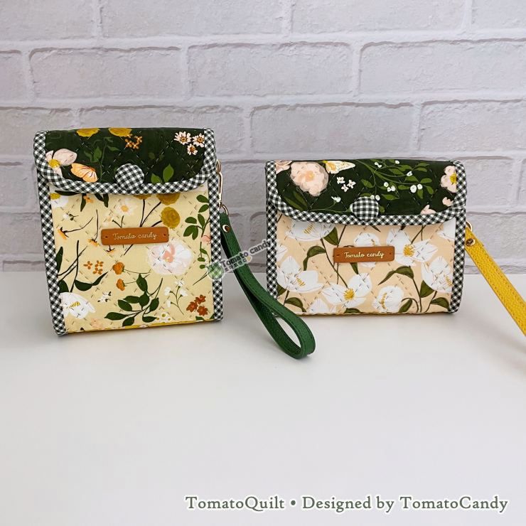 No.262 Triple Pocket Cover Pouch. Two styles included. Hand Sewing Pattern Only, YouTube, No Written Instructions, Instant Download.