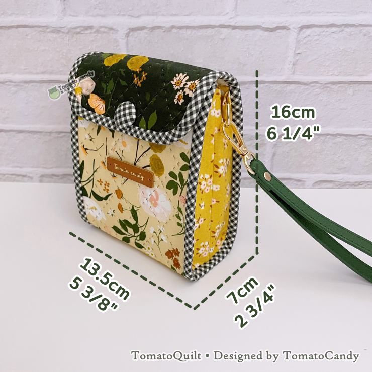 No.262 Triple Pocket Cover Pouch. Two styles included. Hand Sewing Pattern Only, YouTube, No Written Instructions, Instant Download.