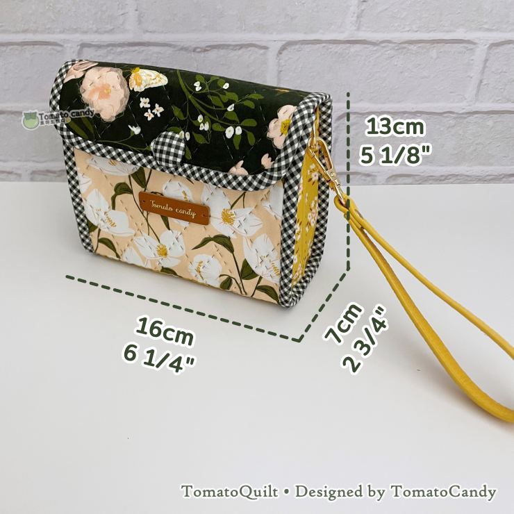 No.262 Triple Pocket Cover Pouch. Two styles included. Hand Sewing Pattern Only, YouTube, No Written Instructions, Instant Download.