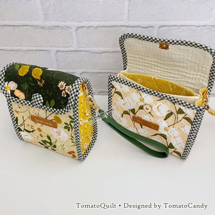 No.262 Triple Pocket Cover Pouch. Two styles included. Hand Sewing Pattern Only, YouTube, No Written Instructions, Instant Download.