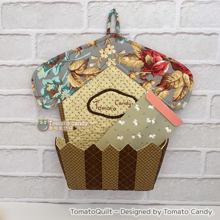 No.146 Cabin-shaped wall-mounted mail organizer, Hand Sewing Pattern Only, YouTube Tutorial, No Written Instructions, Instant Download PDF.