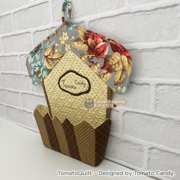No.146 Cabin-shaped wall-mounted mail organizer, Hand Sewing Pattern Only, YouTube Tutorial, No Written Instructions, Instant Download PDF.