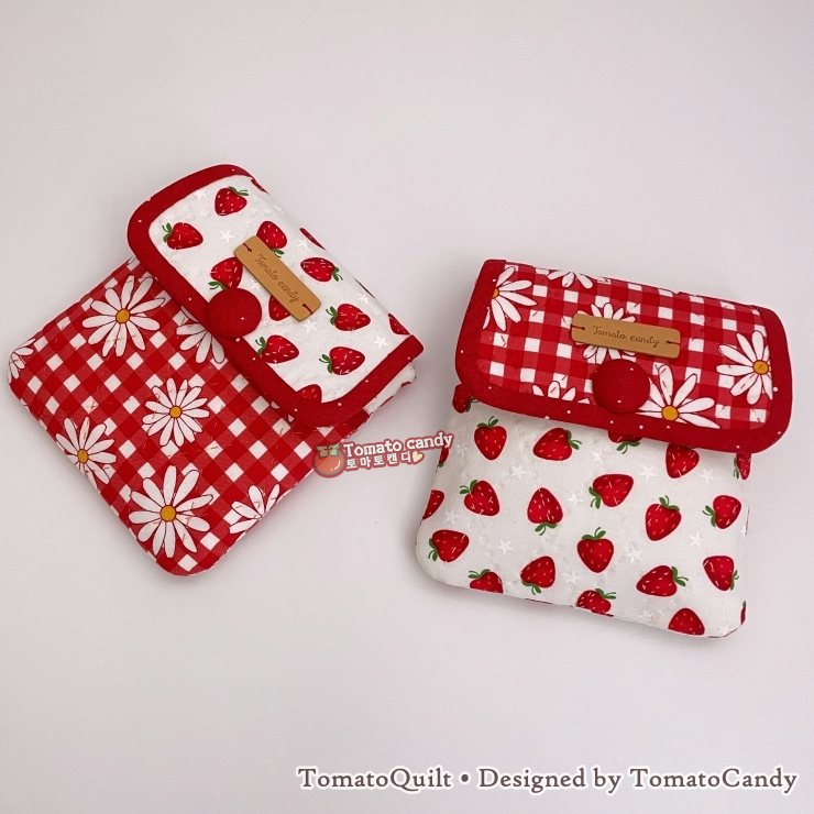 No.264 Lovely simple pouch pattern. Pocket Organizer, Gift Idea, Hand Sewing Pattern Only, No Written Instructions, YouTube Tutorial, PDF