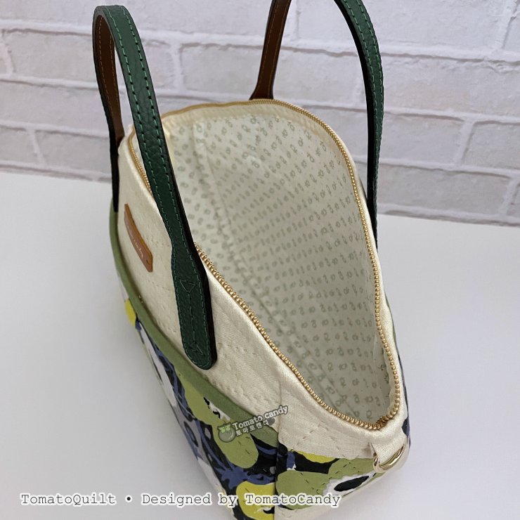 No.269 Pocket-Accent Simple Quilted Bag – Hand Sewing, No Written Instructions, YouTube Tutorial, PDF