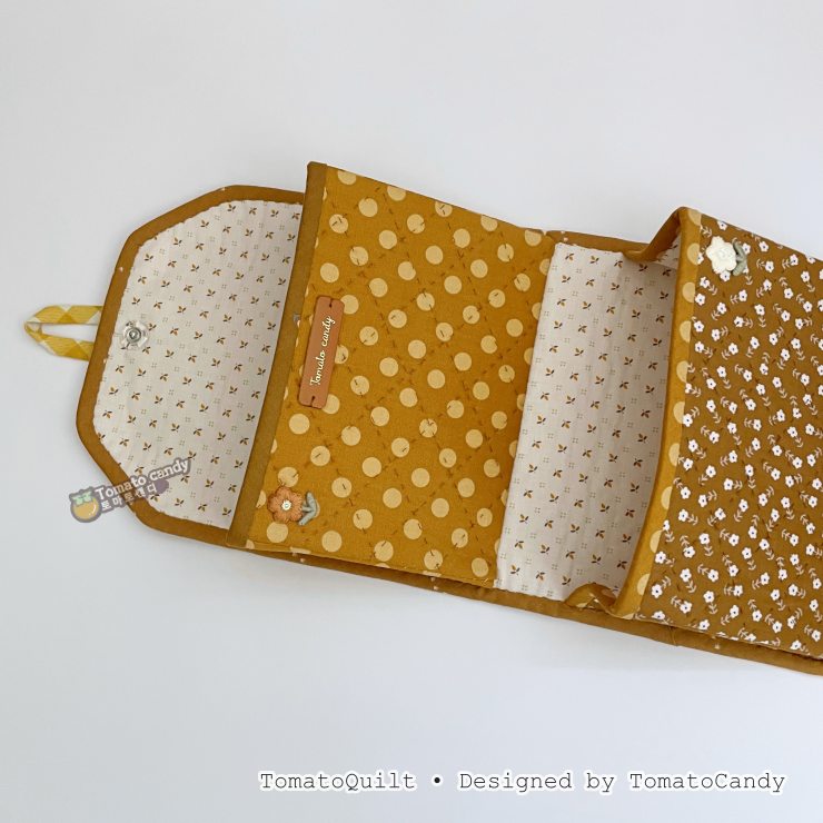 No.272 Foldable Hanging Wall Pocket Organizer, PDF Pattern Only, Hand Sewing, No Written Instructions, YouTube Tutorial