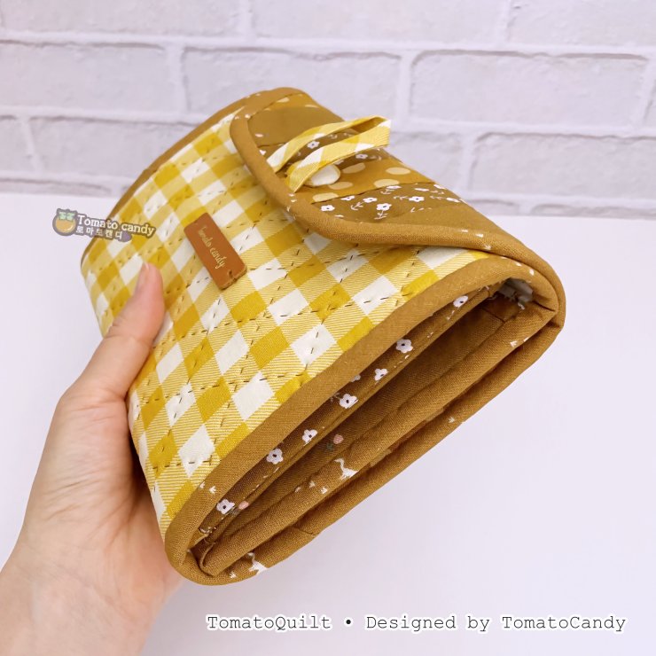 No.272 Foldable Hanging Wall Pocket Organizer, PDF Pattern Only, Hand Sewing, No Written Instructions, YouTube Tutorial
