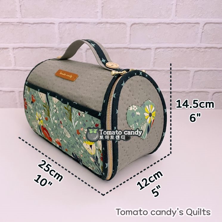 No.233 Sewing tools storage bag with basket inside. Hand Sewing Pattern Only, YouTube Tutorial, No Written Instructions. PDF
