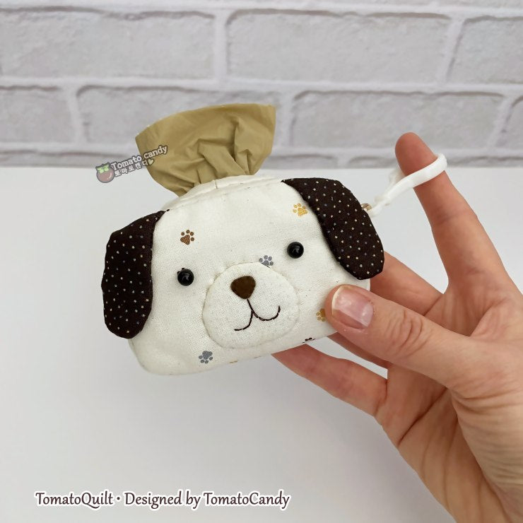 No.261 Dog poop bags pouch pattern. Dog Walking Must-Have, Hand Sewing Pattern Only, No Written Instructions, YouTube Tutorial, PDF