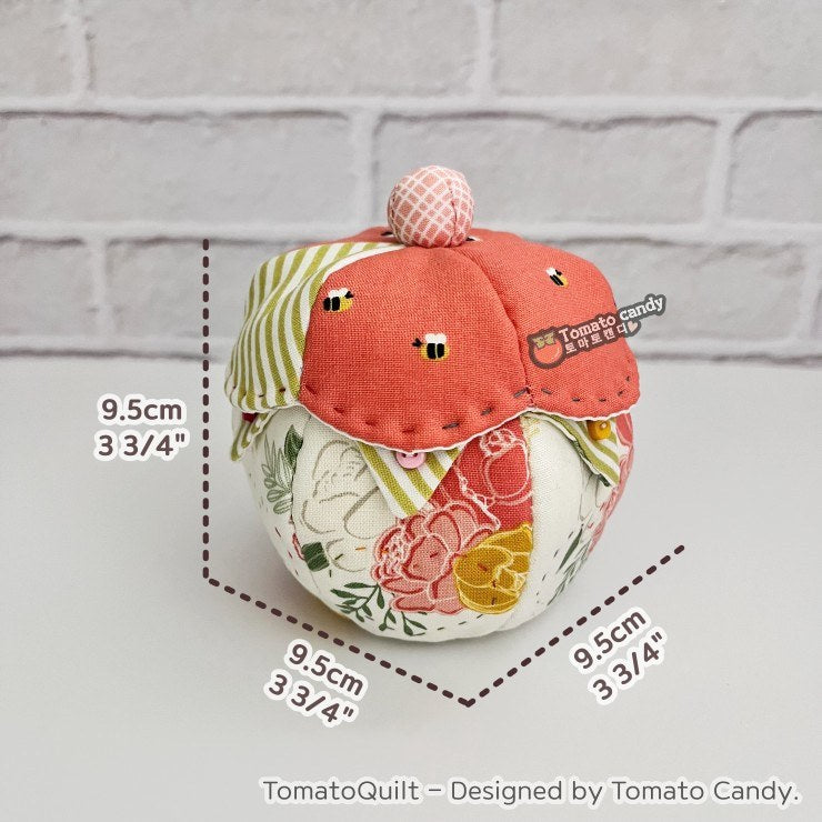 No.090 Fabric Jar(bowl). Small jar trinket box. Hand Sewing Pattern Only, YouTube Tutorial, No Written Instructions, Instant Download PDF.