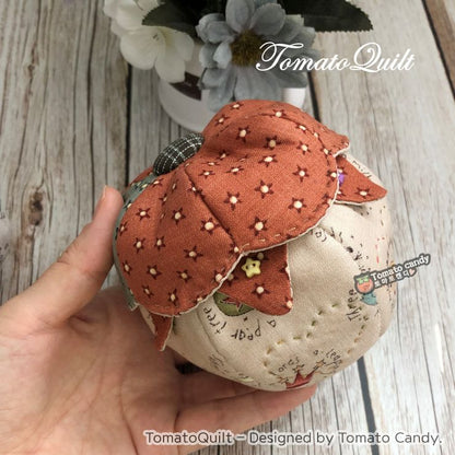 No.090 Fabric Jar(bowl). Small jar trinket box. Hand Sewing Pattern Only, YouTube Tutorial, No Written Instructions, Instant Download PDF.