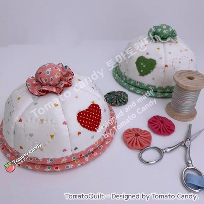 No.165 Doughnut Pin cushion. Hand Sewing Pattern Only, YouTube Tutorial, No Written Instructions, Instant Download PDF.