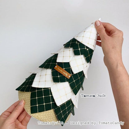 No.287 Six-Tier Fabric Christmas Tree PDF Pattern with Video Tutorial (No Written Instructions)