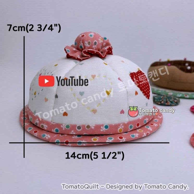 No.165 Doughnut Pin cushion. Hand Sewing Pattern Only, YouTube Tutorial, No Written Instructions, Instant Download PDF.