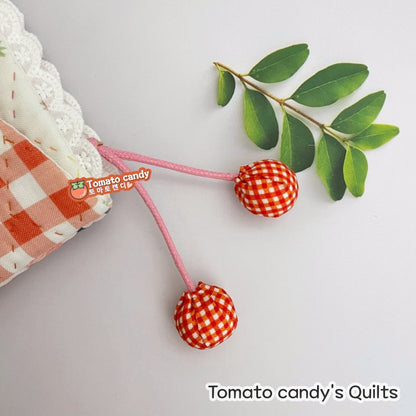 No.248 Love Letter Pouch. Cute pom-pom zipper pull. Hand Sewing Pattern Only, YouTube Tutorial, No Written Instructions, Instant Download.