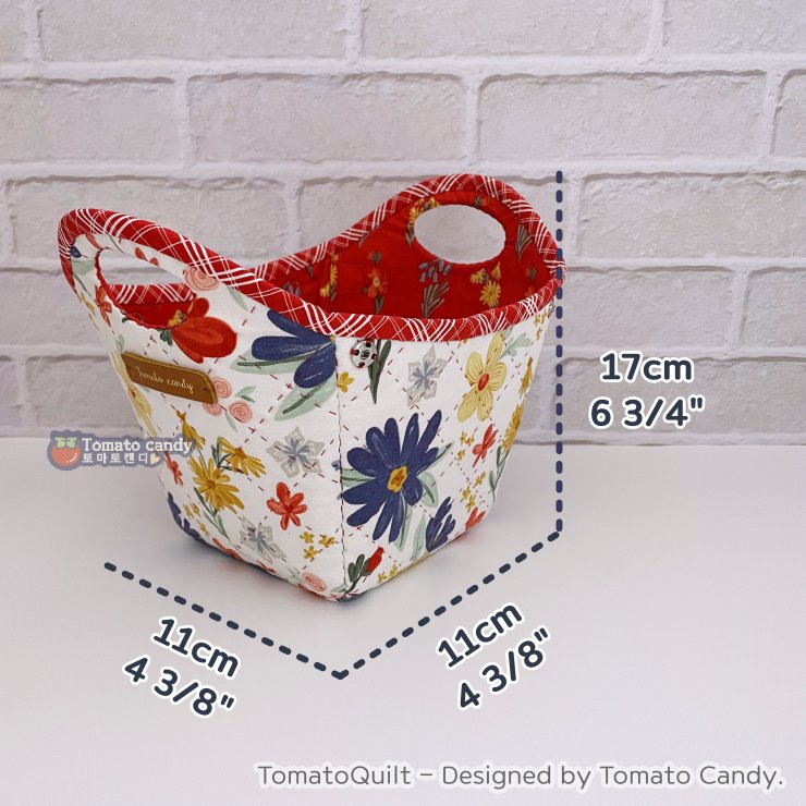 No.226 Candy's second cookie basket pattern. Hand Sewing Pattern Only, YouTube Tutorial, No Written Instructions, Instant Download PDF.