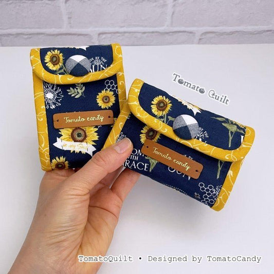 No.282 Accordion Card Wallet Pattern,  Horizontal & Vertical PDF, YouTube Tutorial, No Written Instructions