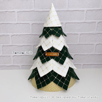 No.287 Six-Tier Fabric Christmas Tree PDF Pattern with Video Tutorial (No Written Instructions)