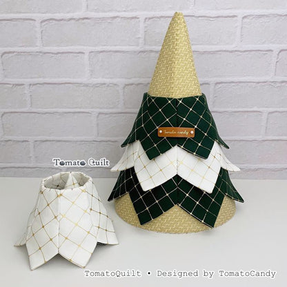 No.287 Six-Tier Fabric Christmas Tree PDF Pattern with Video Tutorial (No Written Instructions)
