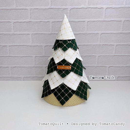 No.287 Six-Tier Fabric Christmas Tree PDF Pattern with Video Tutorial (No Written Instructions)