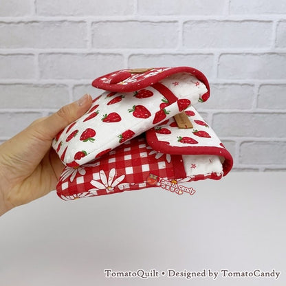 No.264 Lovely simple pouch pattern. Pocket Organizer, Gift Idea, Hand Sewing Pattern Only, No Written Instructions, YouTube Tutorial, PDF