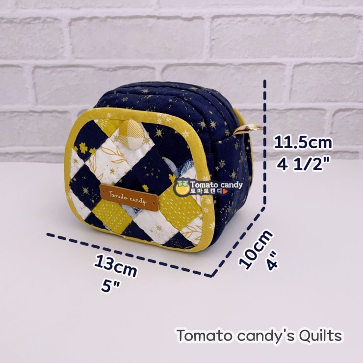 No.238 Dual Folding Pocket Bag & Pouch. Instant Download PDF. Hand Sewing Pattern Only, YouTube Tutorial, No Written Instructions.