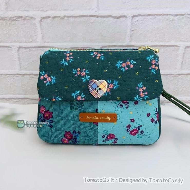 No.270 4-Pocket Multi Pouch Sewing Pattern, Zipper & Cover Pocket Organizer, Hand Stitch PDF Pattern Only.  YouTube, No Written Instructions