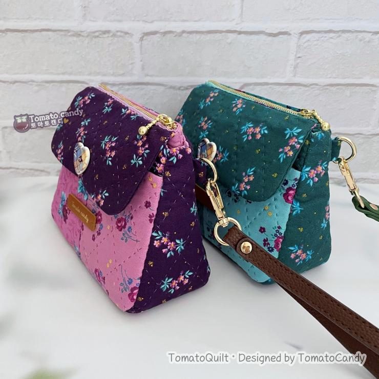 No.270 4-Pocket Multi Pouch Sewing Pattern, Zipper & Cover Pocket Organizer, Hand Stitch PDF Pattern Only.  YouTube, No Written Instructions