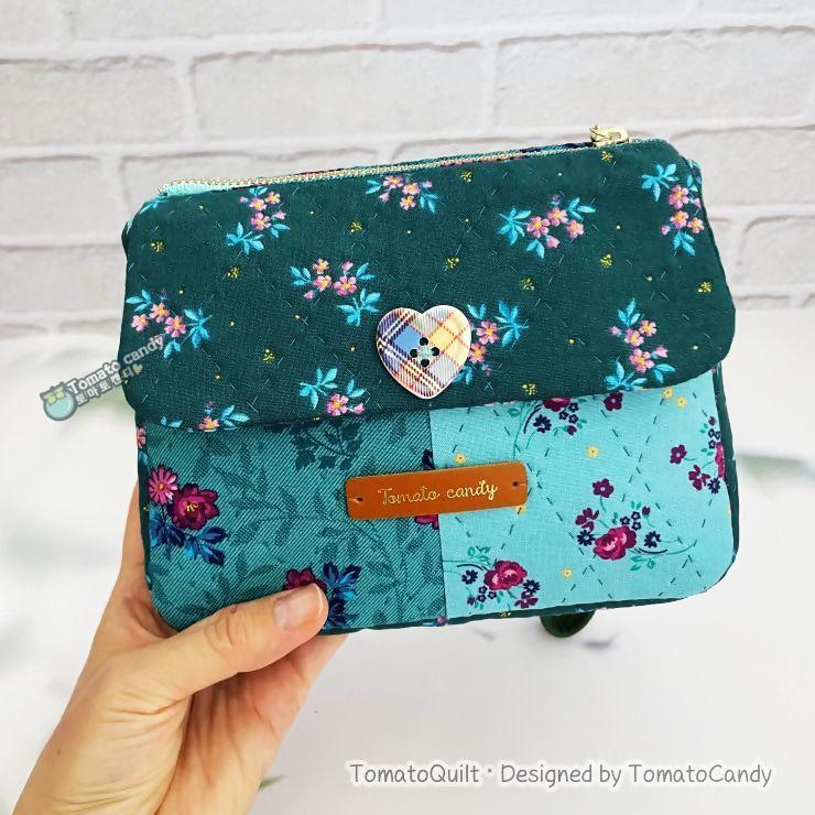 No.270 4-Pocket Multi Pouch Sewing Pattern, Zipper & Cover Pocket Organizer, Hand Stitch PDF Pattern Only.  YouTube, No Written Instructions