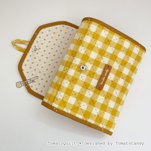 No.272 Foldable Hanging Wall Pocket Organizer, PDF Pattern Only, Hand Sewing, No Written Instructions, YouTube Tutorial
