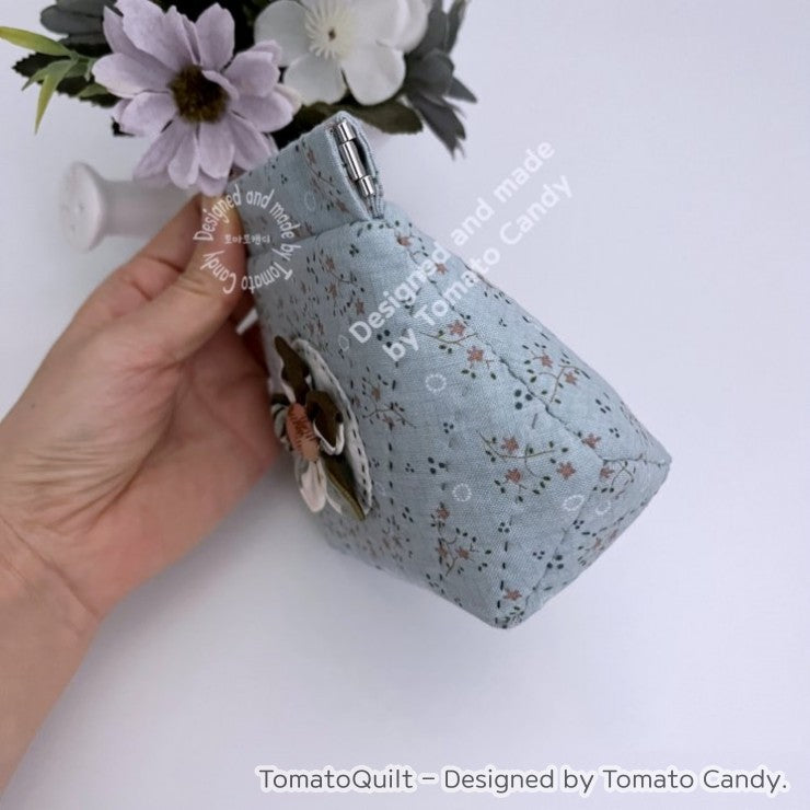 No.163 Flex frame pouch. Hand Sewing Pattern Only, YouTube Tutorial, No Written Instructions, Instant Download PDF.