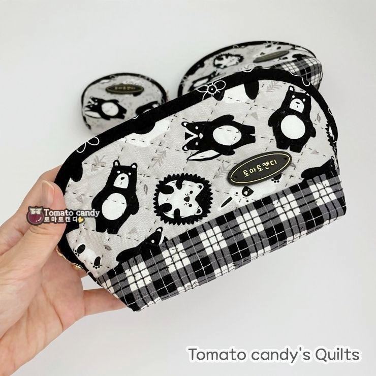 No.081 Three Basic Pouch. For Beginners. Hand Sewing Pattern Only, YouTube Tutorial, No Written Instructions, Instant Download PDF.