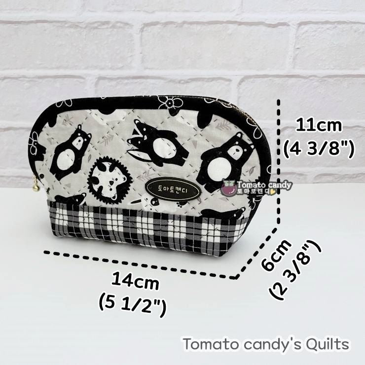 No.081 Three Basic Pouch. For Beginners. Hand Sewing Pattern Only, YouTube Tutorial, No Written Instructions, Instant Download PDF.