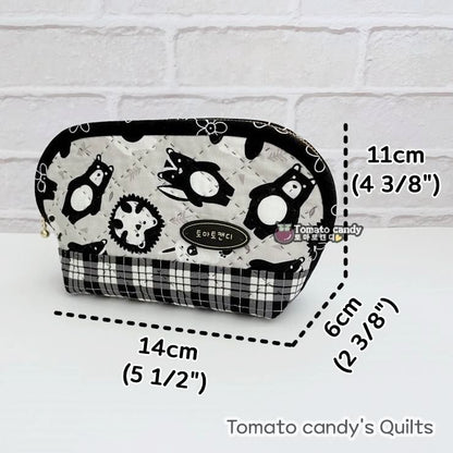 No.081 Three Basic Pouch. For Beginners. Hand Sewing Pattern Only, YouTube Tutorial, No Written Instructions, Instant Download PDF.