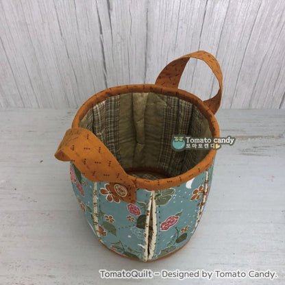 No.143 Magic basket. Hand Sewing Pattern Only, YouTube Tutorial, No Written Instructions, Instant Download PDF.