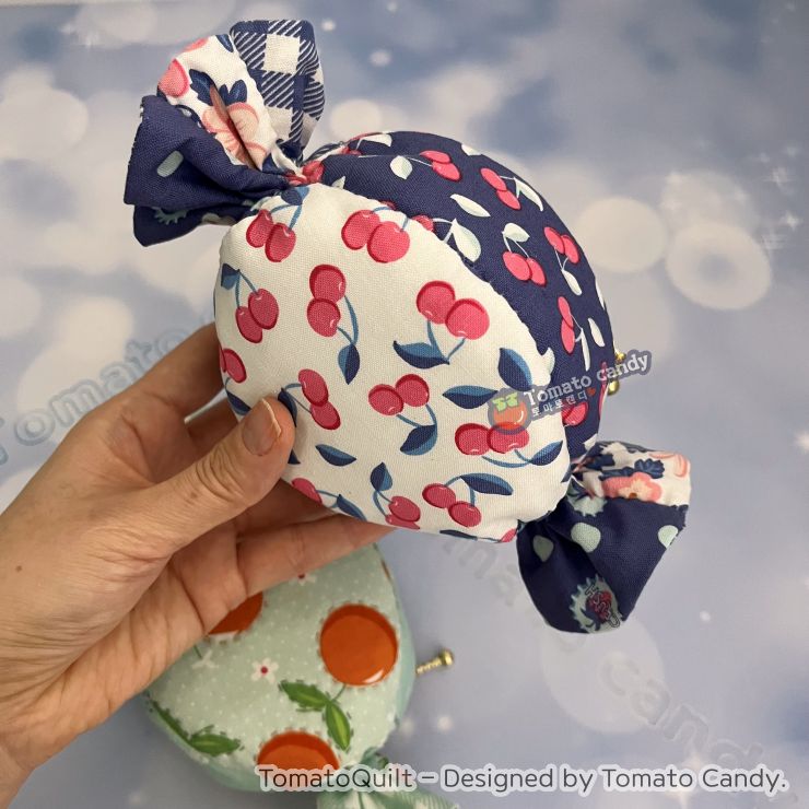 No.159 Cute Candy Shaped Pouch pattern. Hand Sewing Pattern Only, YouTube Tutorial, No Written Instructions, Instant Download PDF.