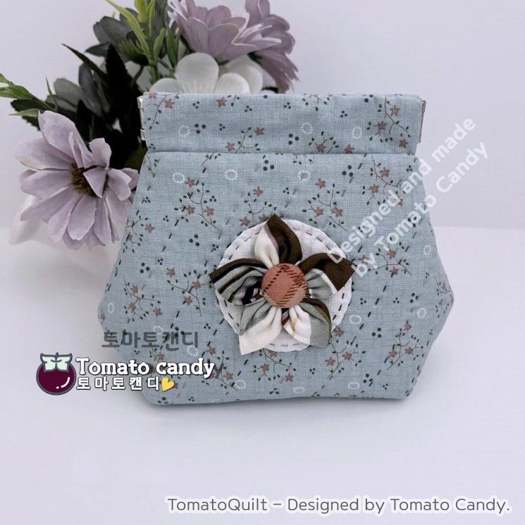 No.163 Flex frame pouch. Hand Sewing Pattern Only, YouTube Tutorial, No Written Instructions, Instant Download PDF.