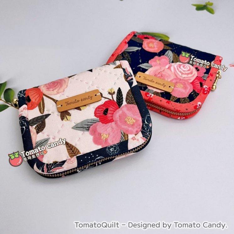 No.179 Fabric card zipper wallet. Hand Sewing Pattern Only, YouTube Tutorial, No Written Instructions, Instant Download PDF.