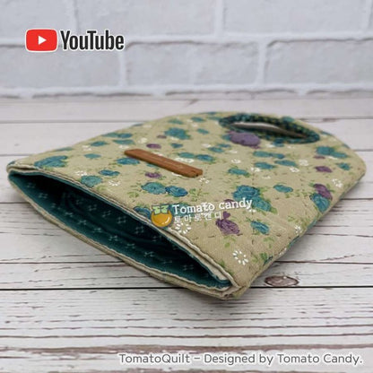 No.187 Standing pouch for gift packaging. Hand Sewing Pattern Only, YouTube Tutorial, No Written Instructions, Instant Download PDF.