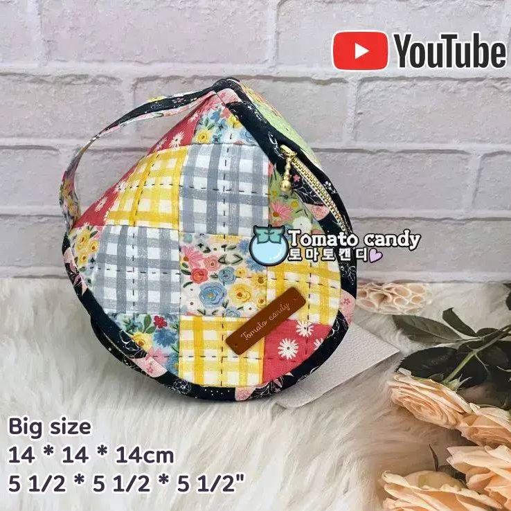 No.194 Two-Piece Coin Purse & Pouch. Hand Sewing Pattern Only, YouTube Tutorial, No Written Instructions, Instant Download PDF.