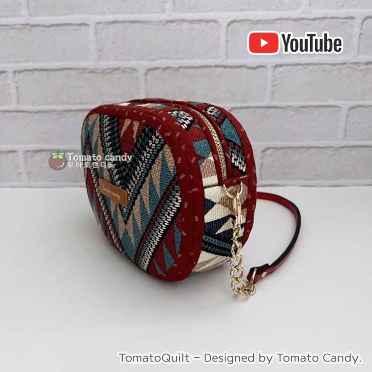 No.195 Cross body bag(hip sack). Hand Sewing Pattern Only, YouTube Tutorial, No Written Instructions, Instant Download PDF.