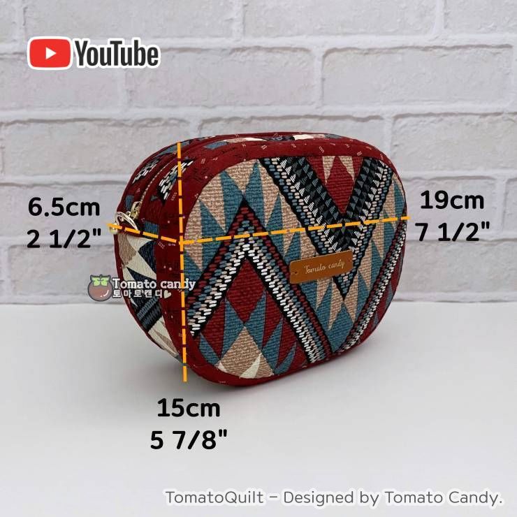 No.195 Cross body bag(hip sack). Hand Sewing Pattern Only, YouTube Tutorial, No Written Instructions, Instant Download PDF.