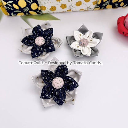 No.213 Flower tissue box cover, Hand Sewing Pattern Only, YouTube Tutorial, No Written Instructions, Instant Download PDF.