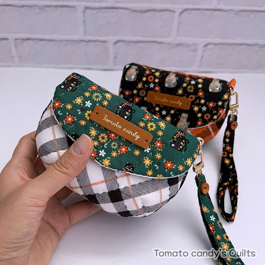 No.217 Plump & Cute Hand Mini Pouch. Hand Sewing Pattern Only, YouTube Tutorial, No Written Instructions, Instant Download PDF.