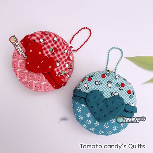 No.229 Capsule coin purse pouch. Hand Sewing Pattern Only, YouTube Tutorial, No Written Instructions, Instant Download PDF.