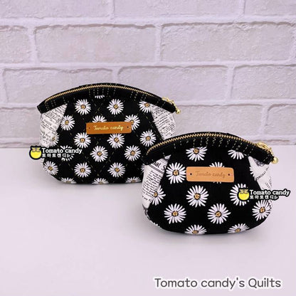 No.231 Voluminous zipper pouch. Hand Sewing Pattern Only, YouTube Tutorial, No Written Instructions, Instant Download PDF.