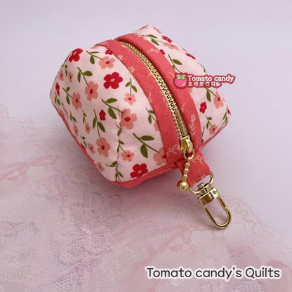 No.240 Puffy coin purse. Instant Download PDF pattern. Hand Sewing. Pattern Only, No Written Instructions, , YouTube Tutorial.