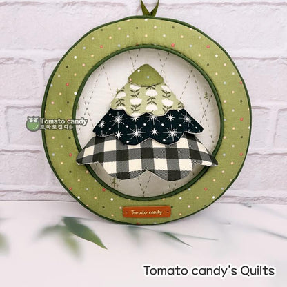 No.250 3D Tree Wall Hanging Decor, Christmas For Gifts. Hand Sewing Pattern Only, Video Tutorial, No Written Instructions, Instant Download.