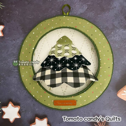 No.250 3D Tree Wall Hanging Decor, Christmas For Gifts. Hand Sewing Pattern Only, Video Tutorial, No Written Instructions, Instant Download.