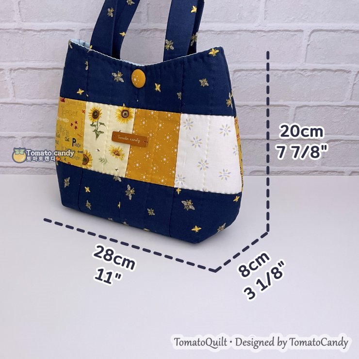 No.260 Patchwork small Bag and Pouch pattern. Hand Sewing Pattern Only, No Written Instructions, YouTube Tutorial,  Instant Download PDF.
