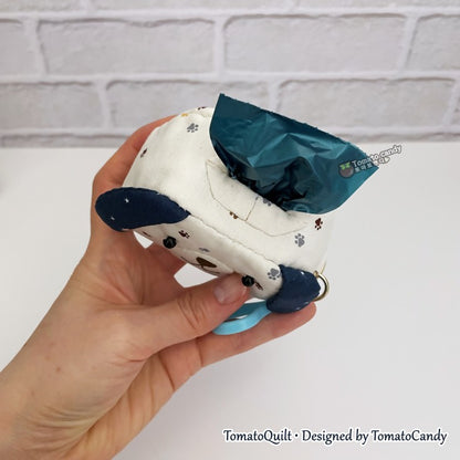 No.261 Dog poop bags pouch pattern. Dog Walking Must-Have, Hand Sewing Pattern Only, No Written Instructions, YouTube Tutorial, PDF
